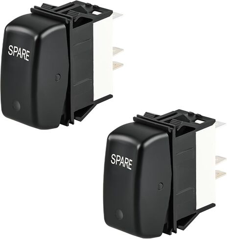 Spare Rocker Dash Console Switch Compatible with 2006-2017 Kenworth T800 T2000 T660 T440 Replacement for P27-1123-007-2PCS in Saudi Arabia