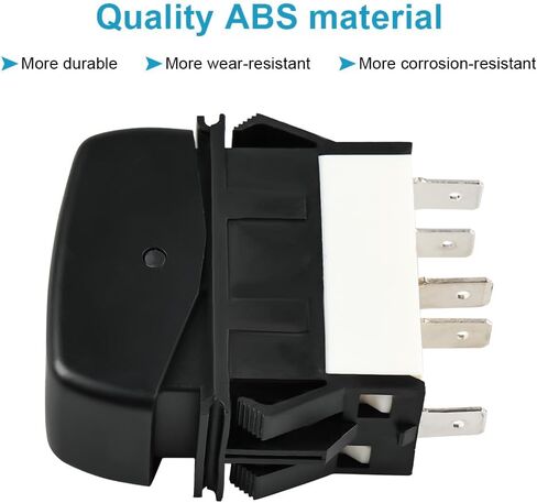 Spare Rocker Dash Console Switch Compatible with 2006-2017 Kenworth T800 T2000 T660 T440 Replacement for P27-1123-007-2PCS in Saudi Arabia
