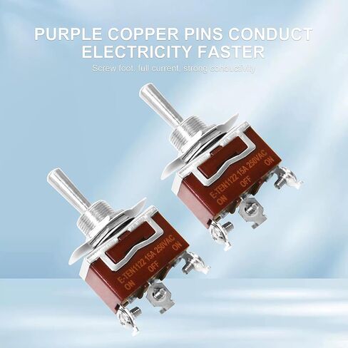 AITRIP 4 Pack Waterproof Toggle Switch ON-Off-ON 30A 12VDC/15A 250VAC 3 Pin 3 Position Marine SPDT Switch with Weatherproof Boot Cap Cover for Marine Boat Auto Winch Reverse 3 Position SPDT in Saudi Arabia