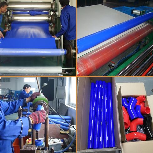 خرطوم السيليكون Ronteix Universal ذو 4 طبقات عالي الأداء 2-3/4 بوصة مستقيم من السيليكون (2.75 بوصة (70 مم)) in Kuwait