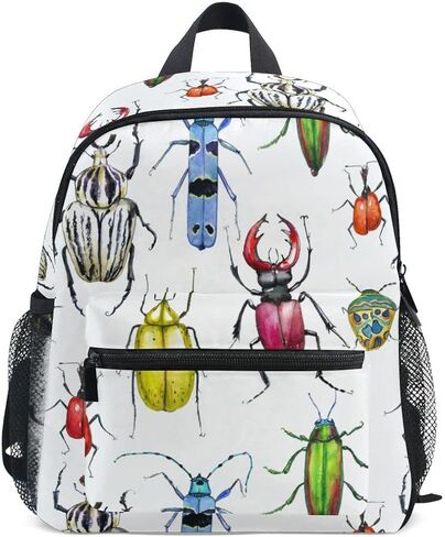 حقيبة ظهر للأطفال الصغار من Bugs Beetles حقيبة مدرسية للأطفال حقائب ظهر لرياض الأطفال ومرحلة ما قبل المدرسة والحضانة والبنات والأولاد، M in Kuwait