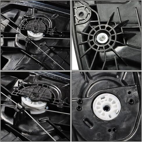 Front Right Passenger Side Door Power Window Regulator Replacement for 82481-2W010 Hyundai Santa Fe XL 2013 2014 2015 2016 2017 2018 2019 in Saudi Arabia