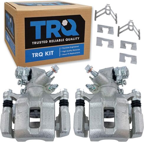 TRQ Rear Disc Brake Caliper Pair Set LH & RH Sides for Honda Civic Acura RSX in Kuwait