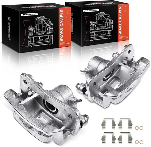 A-Premium Disc Brake Caliper Assembly with Bracket Compatible with Select Acura, Honda and Isuzu Models - SLX, Passport, Amigo, Axiom, Rodeo, Rodeo Sport, Trooper - Rear Driver and Passenger Side in Saudi Arabia