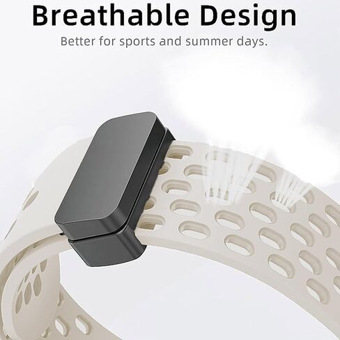 ID208 Plus Smart Watch Band, Lamshaw Breathable Soft Silicone Sport Band with Magnetic Butterfly Clousure Replacemet Straps Compatible for Quican ID208 Plus 1.8 Inches, aeac ID208 Plus, WMK ID208 Plus 1.8 Inches Smart Watch, Fitpolo ID208 Plus 1.8'' Smart in Saudi Arabia