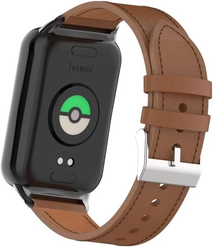 سوار Mi Band 8 Pro من الجلد المعدني الأنيق بديل لأساور المعصم متوافق مع Xiaomi 8 Pro/Redmi Smartwatch 4 (غير متضمن مع جهاز التعقب) in Kuwait