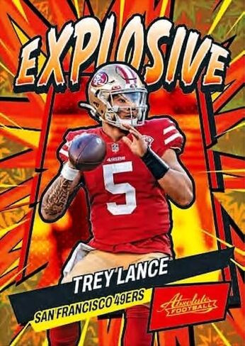 2022 Panini Absolute Football 2 Cello Fat Packs (2) - 40 Football Cards Total - Look for Brock Purdy Rookie Cards and Others in Saudi Arabia