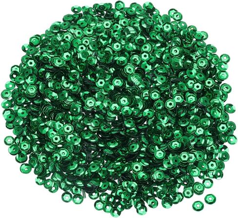 MECCANIXITY Loose Sequins 4MM Silver Backed Sequins 3000Pcs Cup Sequins Embroidery Sequins for Jewelry Making Crafts Sewing,Champagne Color in Saudi Arabia