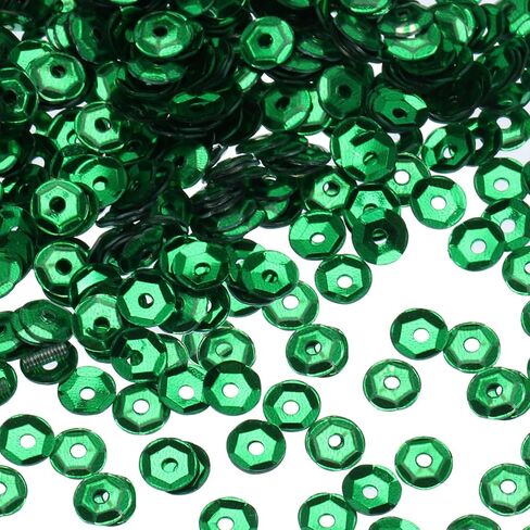MECCANIXITY Loose Sequins 4MM Silver Backed Sequins 3000Pcs Cup Sequins Embroidery Sequins for Jewelry Making Crafts Sewing,Champagne Color in Saudi Arabia