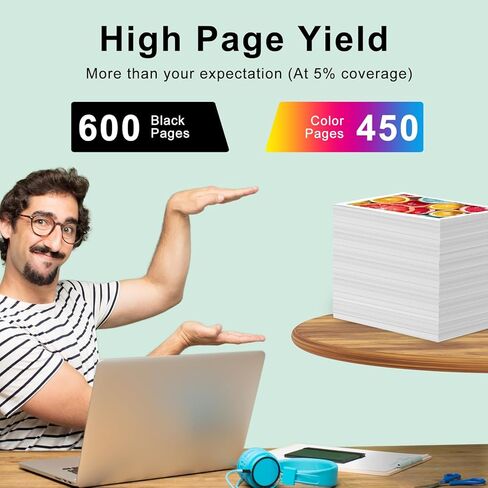 خراطيش حبر SAILNER 212XL 212 لخرطوشة الحبر المعاد تصنيعها للطابعة Epson لخراطيش الحبر Epson 212 لخراطيش الحبر Epson XP-4100 XP-4105 WF-2850 WF-2830 لخراطيش الحبر Epson 212 in Kuwait