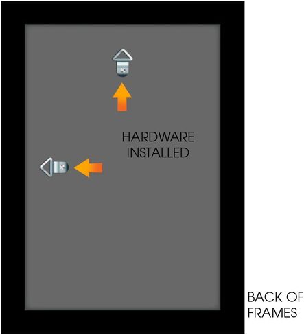 Gallery Solutions - 12"x18" White Wood Wall Poster Frame - Double White Mat - Wall Mount Display - Perfect Fit for Photos - Versatile Mounting Options - Rectangular Wall Mount in Kuwait