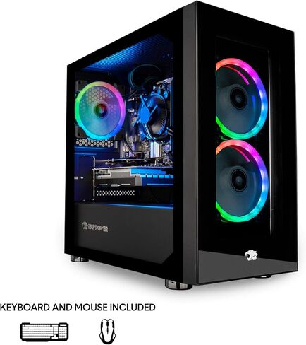 iBUYPOWER Starter PC Computer Desktop Element Mini 167A (AMD Ryzen 5 3600 3.6GHz, NVIDIA GeForce GT 730 2GB, 8GB DDR4 RAM, 240GB SSD, WiFi Ready, Windows 10 Home) in Kuwait