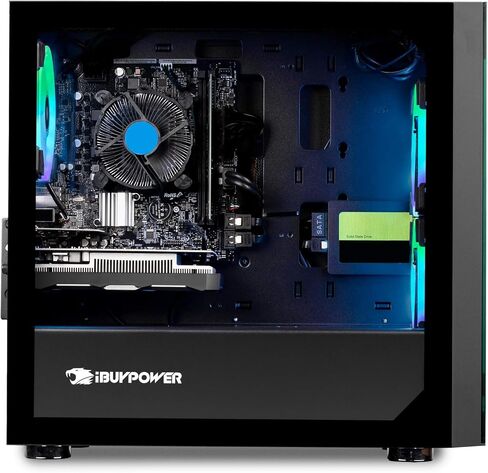 iBUYPOWER Starter PC Computer Desktop Element Mini 167A (AMD Ryzen 5 3600 3.6GHz, NVIDIA GeForce GT 730 2GB, 8GB DDR4 RAM, 240GB SSD, WiFi Ready, Windows 10 Home) in Kuwait