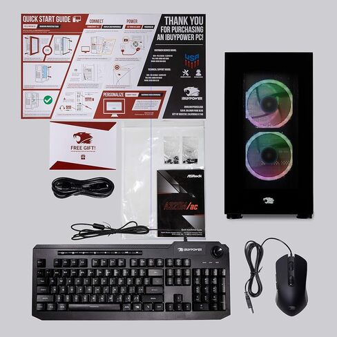 iBUYPOWER Starter PC Computer Desktop Element Mini 167A (AMD Ryzen 5 3600 3.6GHz, NVIDIA GeForce GT 730 2GB, 8GB DDR4 RAM, 240GB SSD, WiFi Ready, Windows 10 Home) in Kuwait