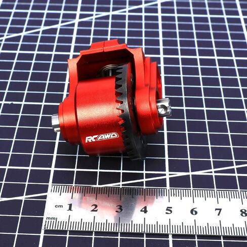 RCAWD Metal Gear F/R Transmission Module Set 1/10 Arrma Bigrock Granite Kraton Outcast Senton Vorteks 1/8 Infraction Typhon Vendetta Parts(Red) in Saudi Arabia
