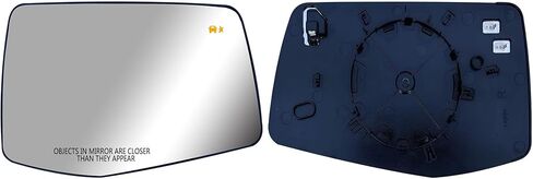 Replacement Passenger Right Side Mirror Glass Heated with Back Plate for Chevrolet Silverado GMC Sierra from 2019 to 2023 in Saudi Arabia
