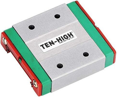 TEN-HIGH MGN7 50 مم خطي دليل السكك الحديدية منتجات الحركة الخطية، للطابعة ثلاثية الأبعاد وآلة CNC، قطعة واحدة من السكك + 1 قطعة محمل كتلة MGN7C in Kuwait