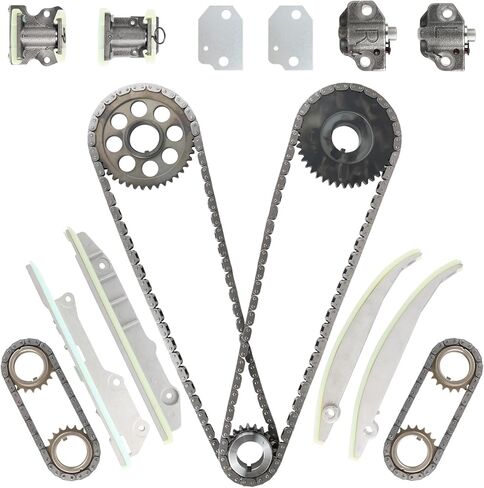 مجموعة سلسلة توقيت محرك PUENGSI، مجموعة سلسلة توقيت متوافقة مع 2001 Ford Mustang 4.6L DOHC استبدال # F3LY6268A in Kuwait