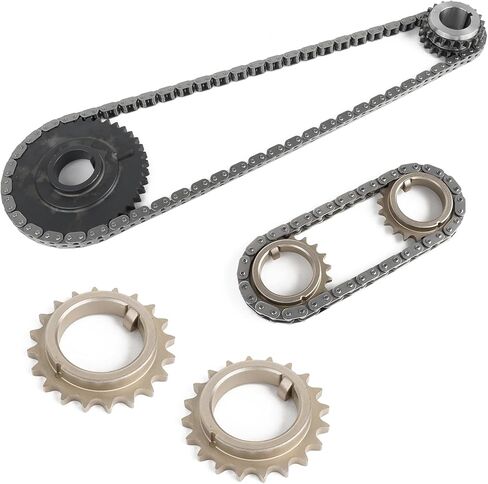 مجموعة سلسلة توقيت محرك PUENGSI، مجموعة سلسلة توقيت متوافقة مع 2001 Ford Mustang 4.6L DOHC استبدال # F3LY6268A in Kuwait