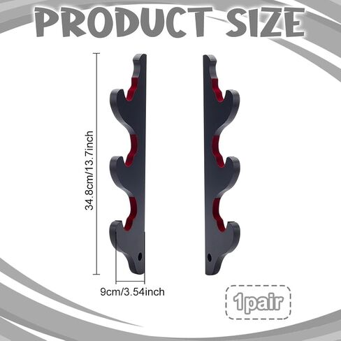 1 Pair Baseball Bat Display Holder Wall Mount 3 Tiers Baseball Bat Horizontal Rack Baseball Bat Display Rack Baseball Bat Display Hanger Holder in Saudi Arabia