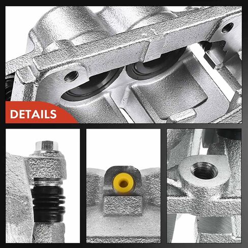 مجموعة فرجار قرص الفرامل A-Premium مع دعامة متوافقة مع موديلات مختارة من Ford - لسيارة F-150 2004 - جانب السائق والراكب الأمامي، مجموعة مكونة من قطعتين in Saudi Arabia