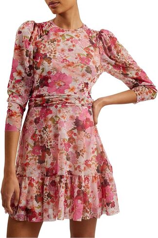 فستان نسائي قصير شبكي Mildrd من Ted Baker مع أشرطة على الكتف in Saudi Arabia