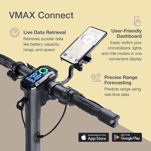 Electric Scooter - VX2 PRO Swiss Engineered Electric Scooters for Adults - 1300W Peak Power 22, 28, 37-Mile Ranges, IPX6 Water Resistant UL Certified Fast Electric Scooter - 24 Months Warranty in Kuwait