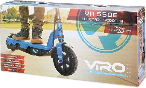 VIRO Rides VR 550E Rechargeable Electric Scooter With Lights - Ride On UL 2272 Certified, Multicolor in Kuwait