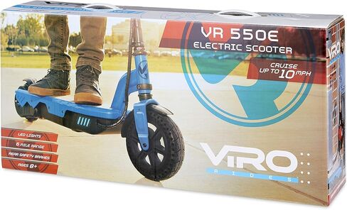 VIRO Rides VR 550E Rechargeable Electric Scooter With Lights - Ride On UL 2272 Certified, Multicolor in Kuwait