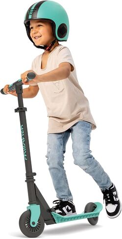 Chillafish Flexxi Mini Glow Foldable 2-Wheeled Scooter with Light-up Wheels, Integrated Brake, Adjustable and Foldable Handlebar, for Kids 5 Years and up, Coral in Saudi Arabia