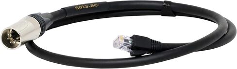 SIRS-E Heavy Duty DMX XLR 3 Pin Male to RJ45 Male 3Ft Cable Adapter for LED Lighting DMX512 Decoders in Saudi Arabia