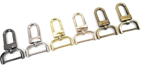 4 قطع من VersaKits مشابك دوارة شديدة التحمل وقابلة للفصل ومخلب جراد البحر برغي في القيد 2.54 سم من النحاس بديل خطاطيف إطباقية ومشابك الزناد in Kuwait