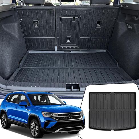 إكسسوارات Volkswagen Taos 2022-2024، سجادة صندوق السيارة لحماية بطانة البضائع TPE في جميع الأحوال الجوية (تناسب فقط AWD) in Kuwait