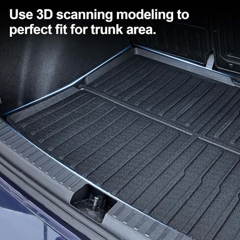 إكسسوارات Volkswagen Taos 2022-2024، سجادة صندوق السيارة لحماية بطانة البضائع TPE في جميع الأحوال الجوية (تناسب فقط AWD) in Kuwait