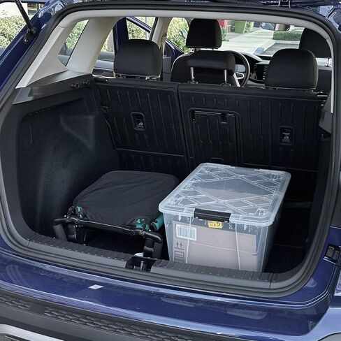 إكسسوارات Volkswagen Taos 2022-2024، سجادة صندوق السيارة لحماية بطانة البضائع TPE في جميع الأحوال الجوية (تناسب فقط AWD) in Kuwait