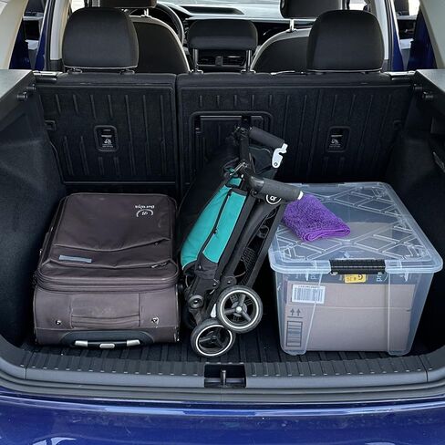 إكسسوارات Volkswagen Taos 2022-2024، سجادة صندوق السيارة لحماية بطانة البضائع TPE في جميع الأحوال الجوية (تناسب فقط AWD) in Kuwait