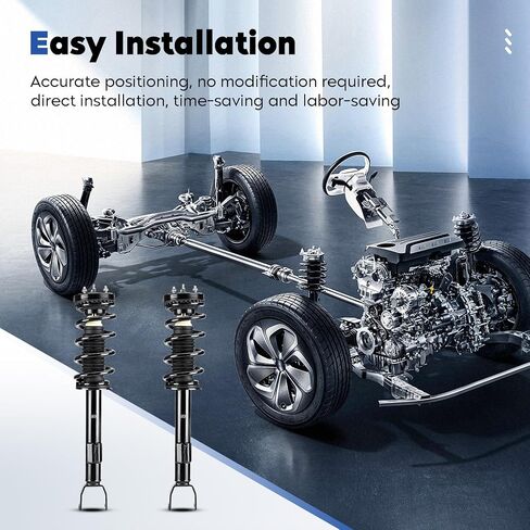 Front Struts Assembly Shock Absorber Fit for Chrysler 300 5.7L RWD 2012-2022, for Dodge Challenger 2012-2022, for Charger 2011-2022, Replace for 272665, 2Pcs in Saudi Arabia