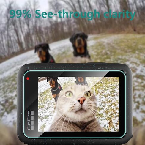 GeeRic Screen Protectors Compatible with GoPro Hero 12/11/10/9, 6 Pack Screen and Lens Protector Films, 0.3mm 9H Hardness Tempered Glass Protector in Kuwait