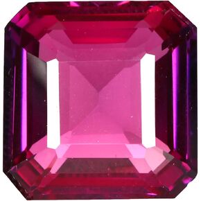 REAL-GEMS - Ring Size Stone 33. Carat Pink Spinel Square Cut Loose Gemstone For Gift