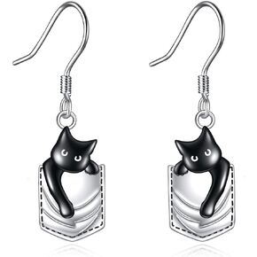 Drop Earrings Sterling Silver Panda/Sloth/Daisy Earrings Christmas Gifts for Women Girls