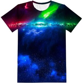 Yasswete Boys Girls T-Shirt 3D Realistic Graphic Crewneck Short Sleeve Printed Tee Shirt Tops for Kids Teens 6-16 Years