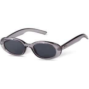 SDINM Retro Oval Sunglasses for Women Men Small 90s Sun Glasses Shades UV400 Protection