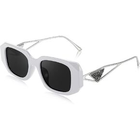 FEISEDY Retro Rectangle Sunglasses for Women Trendy Small Square Sunglasses 90s Vintage Shades B2968