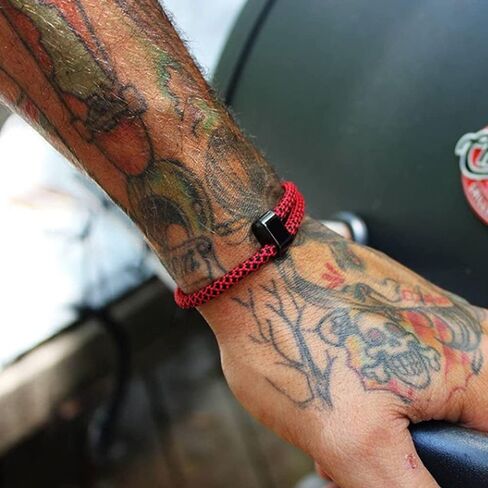 أساور حبل مضفرة مصنوعة يدويًا قابلة للتعديل للرجال والنساء، سوار أفضل صديق للزوجين in Kuwait