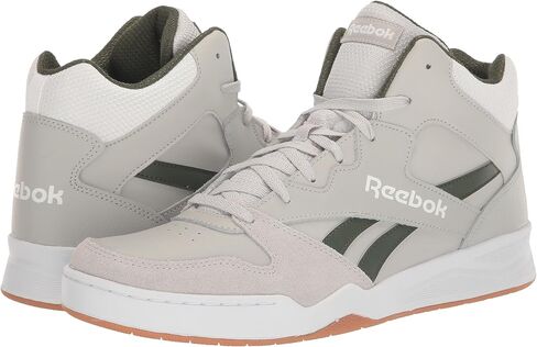 Reebok Men's Royal BB4500 HI-2 Sneaker, Steely Fog/Varsity Green/White, 11 in Saudi Arabia
