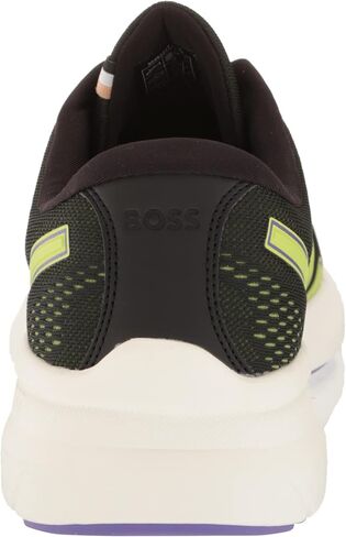 BOSS Men's Running Style Mix Materal Sneakers with Embossed Logo in Saudi Arabia