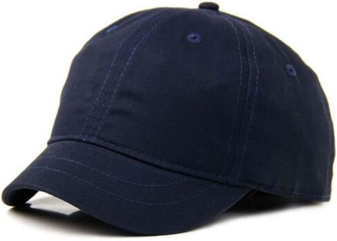 قبعة بيسبول مصنوعة من القطن بنسبة 100% قابلة للتعديل باللون الأسود in Kuwait