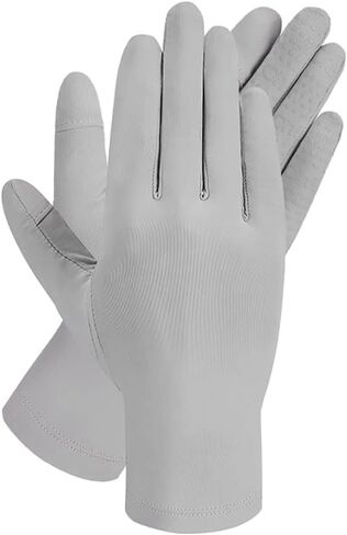 Women Anti-UV Gloves Sun Protection UPF 50+ Full Finger Summer Cycling Touchscreen Gloves for Golf Driving Hiking SLM3M113D in Saudi Arabia