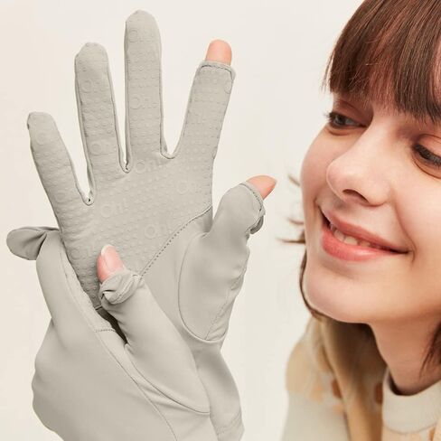 Women Anti-UV Gloves Sun Protection UPF 50+ Full Finger Summer Cycling Touchscreen Gloves for Golf Driving Hiking SLM3M113D in Saudi Arabia