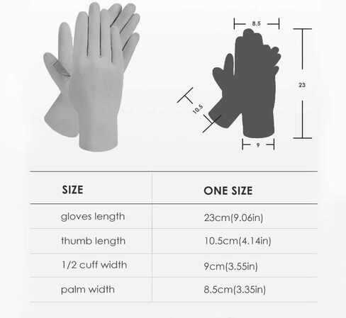 Women Anti-UV Gloves Sun Protection UPF 50+ Full Finger Summer Cycling Touchscreen Gloves for Golf Driving Hiking SLM3M113D in Saudi Arabia